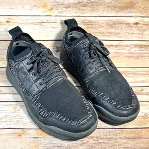 Mozo City Runners Mens Blak Slip Resistant Gently Used Running Sneakers 11.5